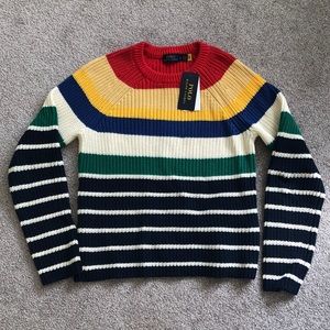 NWT Ralph Lauren Striped Sweater